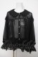 画像1: axes femme / ブルゾン風フリルシアブラウス F 黒 Y-26-04-03-055-AX-BL-SZ-ZY (1)