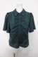 画像1: axes femme / ギャザーカケルフレアスリーブブラウス  グリーン Y-26-04-03-058-AX-BL-SZ-ZY (1)