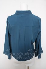 画像2: axes femme / ジャスミン刺繍チャイナブラウス  グリーン Y-26-04-03-059-AX-BL-SZ-ZY (2)