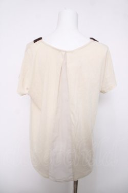 画像2: axes femme / ブラウス風カットソー  生成り Y-26-04-03-062-AX-TO-SZ-ZY