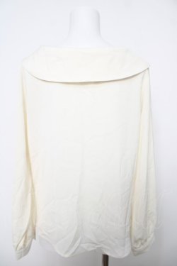 画像2: F＆A / 2WAYオフショルカラーブラウス  生成り Y-26-04-03-075-LO-BL-SZ-ZY