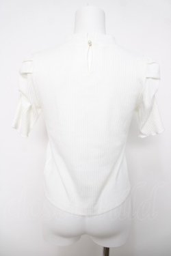 画像2: evelyn / リブトップス  白 Y-26-04-03-080-LO-TO-SZ-ZY