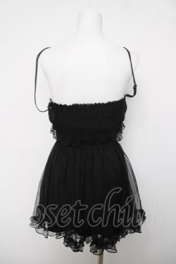 画像2: Honey Cinnamon / チュールビスチェセットアップ F ブラック Y-26-04-03-090-LO-OP-SZ-ZY