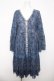 画像1: axes femme / 花柄総レースガウンワンピース  青 Y-26-04-03-095-AX-OP-SZ-ZY (1)
