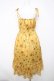 画像2: axes femme / ひまわり柄キャミワンピース  イエロー Y-26-04-03-097-AX-OP-SZ-ZY (2)