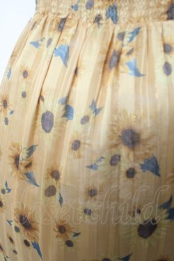 画像3: axes femme / ひまわり柄キャミワンピース  イエロー Y-26-04-03-097-AX-OP-SZ-ZY