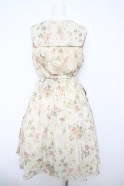 画像2: axes femme / 花柄セーラーワンピース  生成り Y-26-04-03-098-AX-OP-SZ-ZY