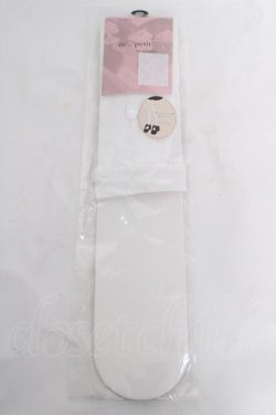 画像1: m petit by misako / AMOVKフロントレース  白 Y-26-04-03-014-LO-ZA-SZ-ZY