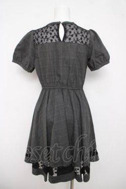 画像2: axes femme / グレンチェックビスチェワンピース  グレー Y-26-04-03-112-AX-OP-SZ-ZY
