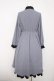 画像2: axes femme / 襟デザイン連釦バイカラーワンピース  ブルーグレー Y-26-04-03-116-AX-OP-SZ-ZY (2)