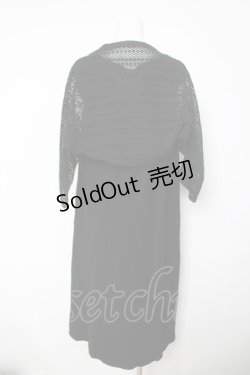 画像2: INGEBORG / ボレロ付きワンピース  黒 Y-26-04-03-119-LO-OP-SZ-ZY