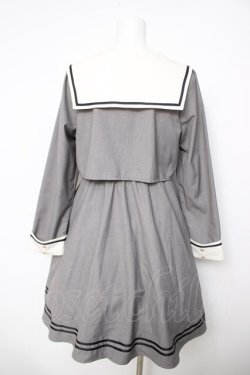 画像2: Amavel / セーラーワンピース  グレー Y-26-04-03-125-CA-OP-SZ-ZY