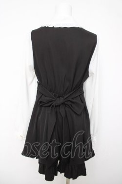 画像2: Amavel / リボン付きセットアップ  黒 Y-26-04-03-126-CA-OP-SZ-ZY