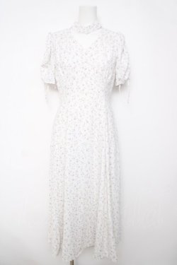 画像1: Ank Rouge / 花柄ワンピース  白 Y-26-04-03-128-CA-OP-SZ-ZY