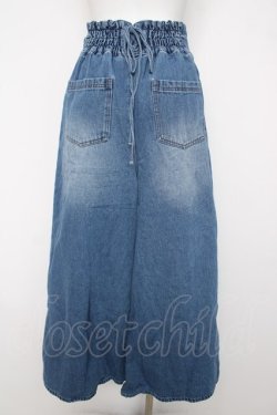 画像2: axes femme / デニムワイドパンツ  ウォッシュ Y-26-04-03-136-AX-PA-SZ-ZY