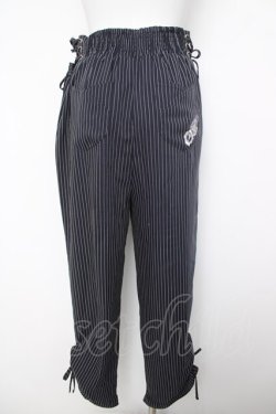 画像2: axes femme / ハイウエストストライプパンツ  紺 Y-26-04-03-137-AX-PA-SZ-ZY