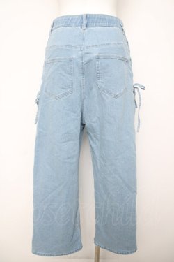 画像2: axes femme / サイドレース×リボンパンツ  ブリーチ Y-26-04-03-142-AX-PA-SZ-ZY