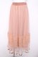画像1: axes femme / レース×チュールスカート  サーモンピンク Y-26-04-03-145-AX-SK-SZ-ZY (1)