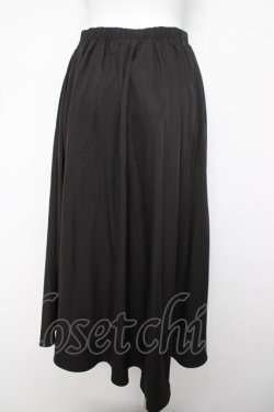 画像2: axes femme / ジップフリルスカート  黒 Y-26-04-03-147-AX-SK-SZ-ZY