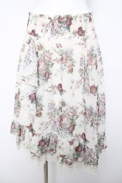 画像1: axes femme / 花柄マルチWAYスカート  生成り Y-26-04-03-148-AX-SK-SZ-ZY