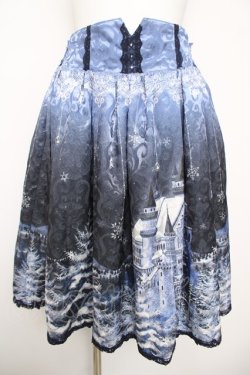 画像1: axes femme kawaii / サンドリヨンスカート  ネイビー Y-26-04-03-151-AX-SK-SZ-ZY