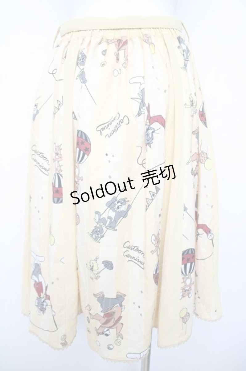 画像2: axes femme POETIQUE / トムとジェリースカート  イエロー Y-26-04-03-157-AX-SK-SZ-ZY (2)