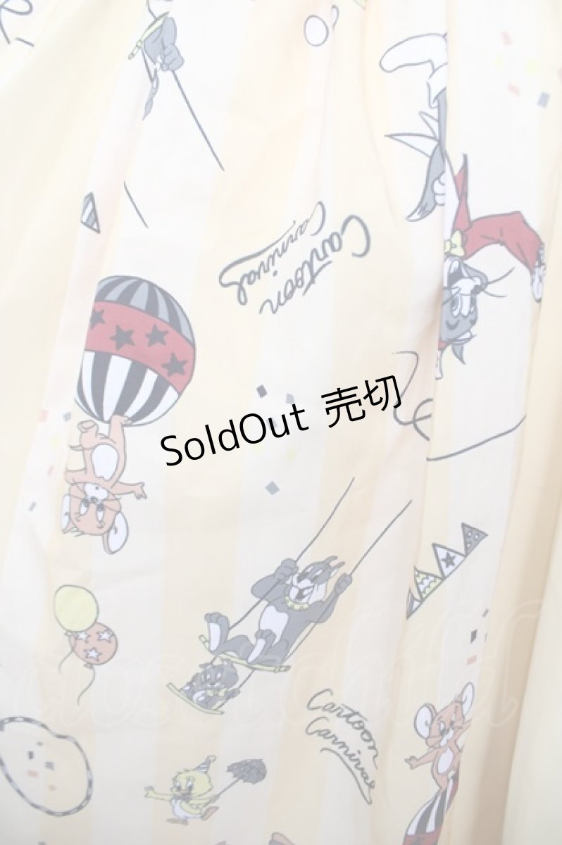 画像3: axes femme POETIQUE / トムとジェリースカート  イエロー Y-26-04-03-157-AX-SK-SZ-ZY (3)