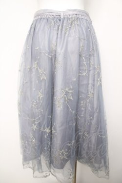 画像2: axes femme / お星さまチュールスカート  サックス Y-26-04-03-159-AX-SK-SZ-ZY