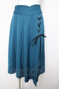 axes femme POETIQUE / ダークマリンスリットスカート  グリーン Y-26-04-03-161-AX-SK-SZ-ZY