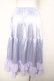画像2: axes femme kawaii / ミディフリルペチスカート  ラベンダー Y-26-04-03-167-AX-SK-SZ-ZY (2)