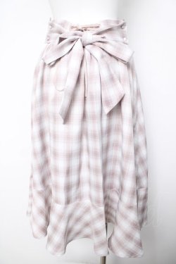 画像2: Amavel / チェックフレアスカート  ピンク Y-26-04-03-168-CA-SK-SZ-ZY