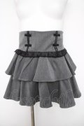 pium / ティアードフリルドーリーミニスカート F グレー Y-26-04-03-171-LO-SK-SZ-ZY