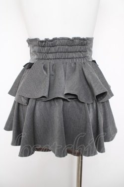 画像2: pium / ティアードフリルドーリーミニスカート F グレー Y-26-04-03-171-LO-SK-SZ-ZY