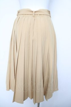 画像2: Fi.n.t / 太ベルト付きプリーツスカート  イエロー Y-26-04-03-176-CA-SK-SZ-ZY