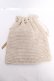 画像2: INGEBORG / ニット巾着  生成り Y-26-04-03-033-LO-ZA-SZ-ZY (2)