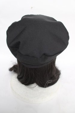 画像3: axes femme / コサージュ付きマリンキャス  黒 Y-26-04-03-041-AX-AC-SZ-ZY