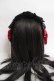 画像3: LOLITA / ヘッドドレス  黒ｘ赤 Y-26-04-05-041-LO-AC-AS-ZY (3)