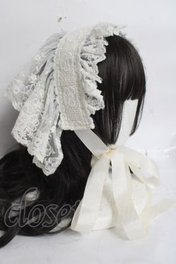 画像4: ATELIER　Ruby / フラワーレースヘッドドレス  アイボリー Y-26-04-05-042-EL-AC-SZ-ZY