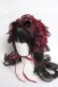 画像1: abilletage / ヴィクトリアンヘッドドレス  ボルドー Y-26-04-05-043-GO-AC-AS-ZY (1)