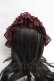 画像3: abilletage / ヴィクトリアンヘッドドレス  ボルドー Y-26-04-05-043-GO-AC-AS-ZY (3)