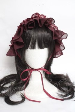 画像5: abilletage / ヴィクトリアンヘッドドレス  ボルドー Y-26-04-05-043-GO-AC-AS-ZY