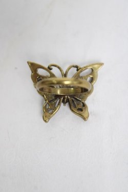 画像3: axes femme / 蝶×ビジューリング  ゴールド Y-26-04-05-004-AX-AC-SZ-ZY