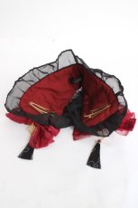 画像5: Coenobita / 華ロリヘッドドレス  赤×黒 Y-26-04-05-044-LO-AC-SZ-ZY (5)