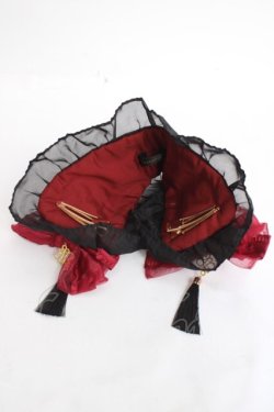 画像5: Coenobita / 華ロリヘッドドレス  赤×黒 Y-26-04-05-044-LO-AC-SZ-ZY