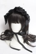 BABY, THE STARS SHINE BRIGHT / Creamy Ribbonヘッドドレス【2025年】  黒 Y-26-04-05-045-BA-AC-AS-ZY