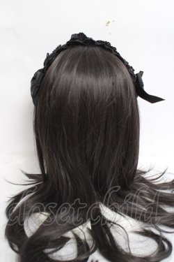 画像3: BABY, THE STARS SHINE BRIGHT / Creamy Ribbonヘッドドレス【2025年】  黒 Y-26-04-05-045-BA-AC-AS-ZY