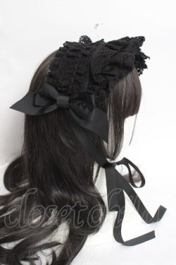 画像4: BABY, THE STARS SHINE BRIGHT / Creamy Ribbonヘッドドレス【2025年】  黒 Y-26-04-05-045-BA-AC-AS-ZY