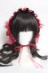 画像4: 栗子原 手作屋 / ストロベリージャムヘッドドレス  黒×赤 Y-26-04-05-047-LO-AC-SZ-ZY (4)
