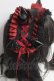 画像3: 妹抖手作工作屋 / 悪魔ツノ付きヘッドドレス  黒×赤 Y-26-04-05-049-LO-AC-SZ-ZY (3)