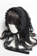 ATELIER　Ruby / フラワーレースヘッドドレス  黒 Y-26-04-05-050-EL-AC-SZ-ZY